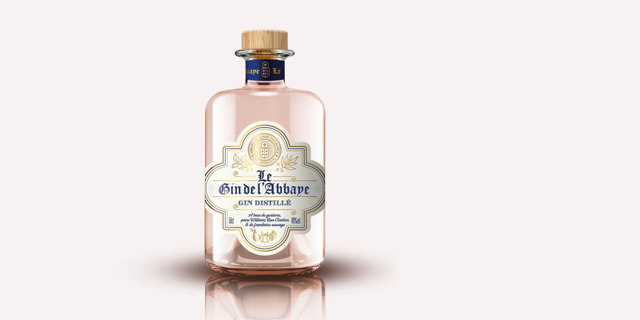 Bouteille de Gin de l'Abbaye